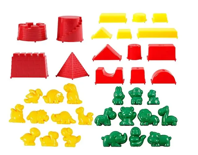 Sandformer små 36 stk 