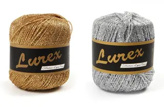 Glittergarn 25 g, 160 m