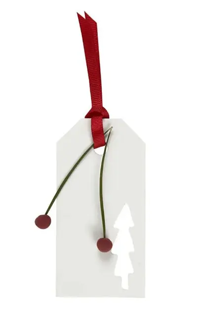 Manillamerker rød glitter L10 cm, 15 stk 