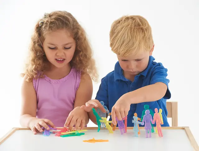 Transparente figurer 36 stk 