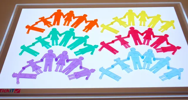 Transparente figurer 36 stk 