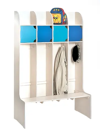 Mia frittstående garderobe 25 B25 cm pr rom, D48 x H165 cm
