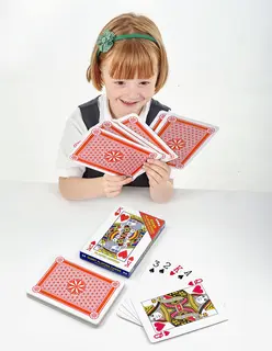 Jumbokortstokk L17 x B12 cm, 52 kort