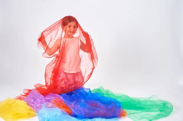 Organzastoff L150 x B100 cm, 7 stk 