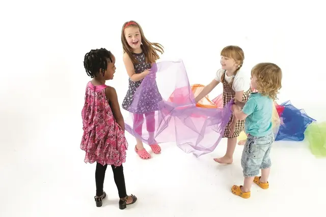 Organzastoff L150 x B100 cm, 7 stk 