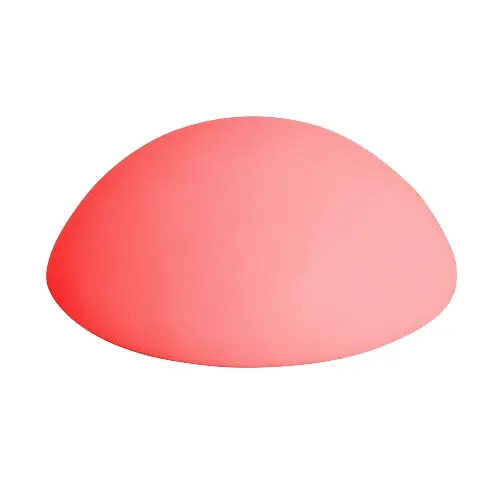 Mood lysende stein med flat underside L34 x B34 x H12 cm 