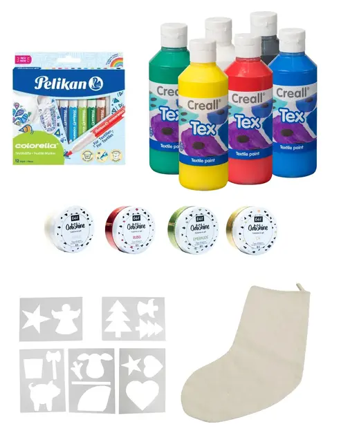 Julestrømper kreativ pakke 10 stk 