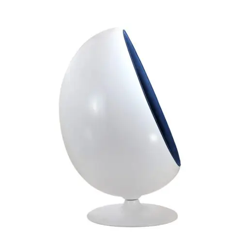 Egget stol blå Ø96 x H136 cm 