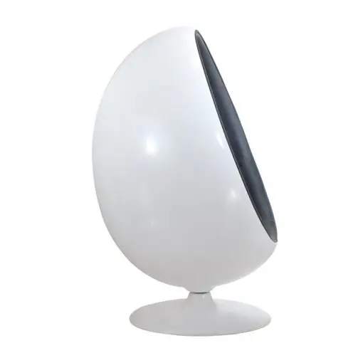 Egget stol grå Ø96 x H136 cm 