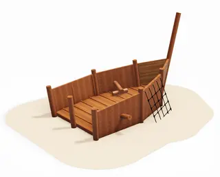 Core skipsvrak baug L430 x B250 x H320 cm