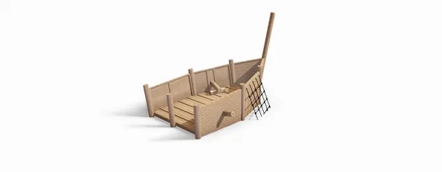 Core skipsvrak baug L430 x B250 x H320 cm 