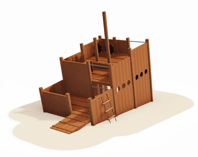 Core skipsvrak akterdel 