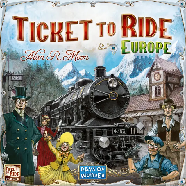 Ticket To Ride Europe Spill fra 8 år 