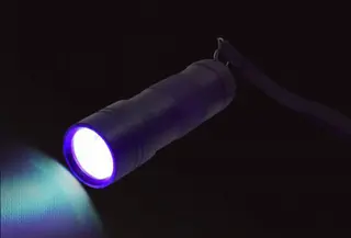 LED UV lommelykt liten L9,5 cm