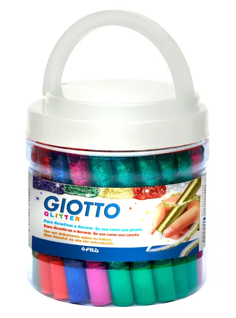 Glitterlim mix storpakke 50 stk 
