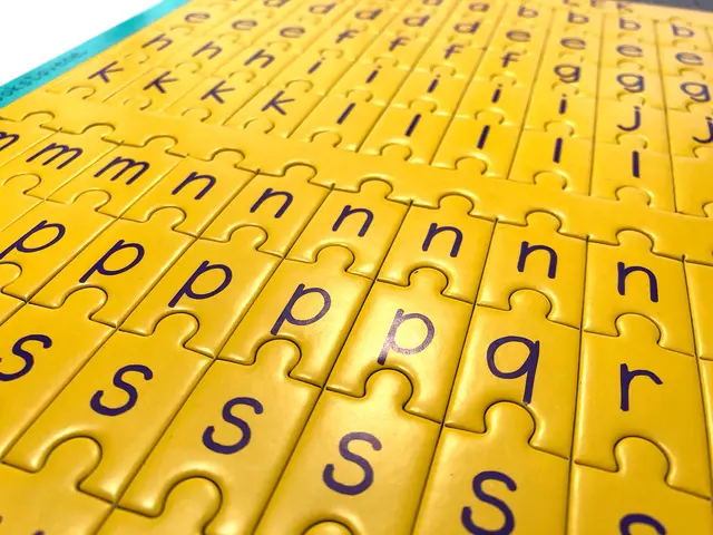 Puslespill små bokstaver 143 brikker 