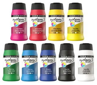 System3 akrylmaling titanium white 500 ml