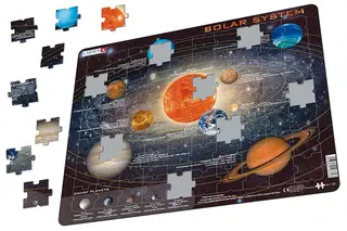 Puslespill solsystemet 70 brikker