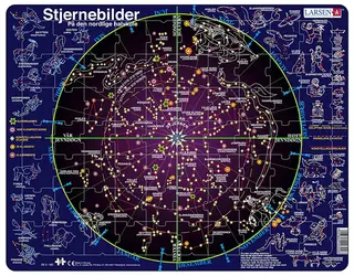 Puslespill stjernebilder 70 brikker