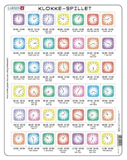 Klokkepuslespill 2 stk