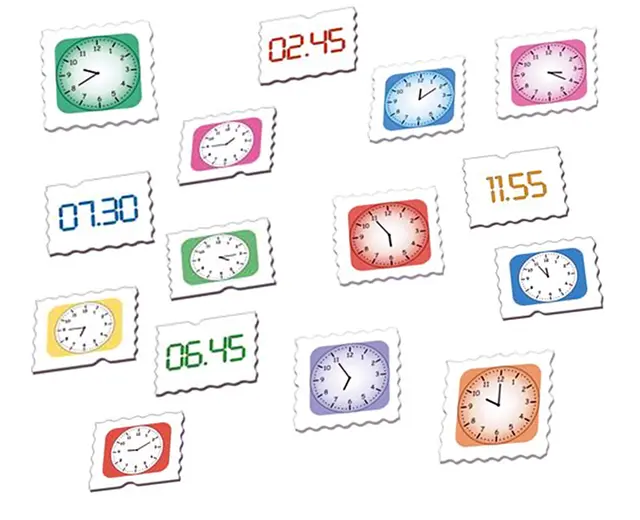 Puslespill clock 2 stk 