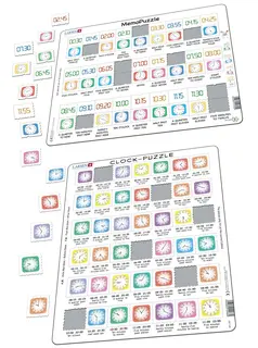 Puslespill clock 2 stk