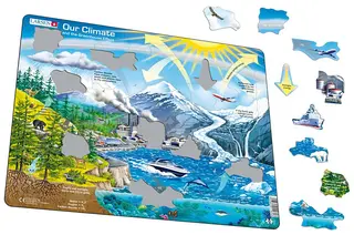 Puslespill  klima og drivhuseffekten 69 brikker