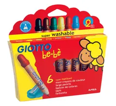 Giotto fargestift 6 stk