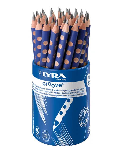 Lyra Groove blyanter Ø10 mm, 36 stk 