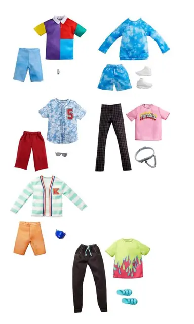 Ken dukkeklær 1 sett 