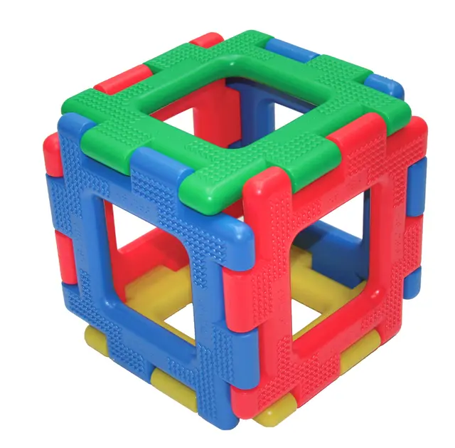 Polydron store byggeklosser 21 cm, 80 stk 