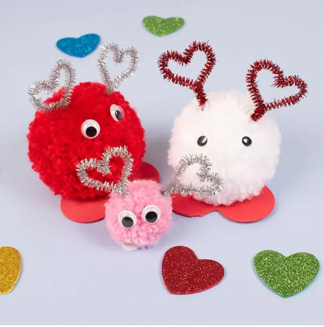 Piperensere glitter Ø6 mm, 50 stk 