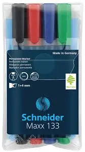Schneider Maxx 133 merketusj 4-pakk Skrå, 1+4 mm