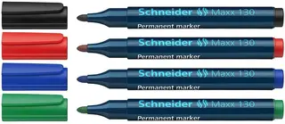 Schneider Maxx 130 merketusj blå Rund, 1-3 mm