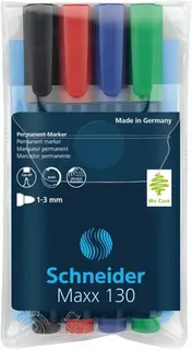 Schneider Maxx 130 merketusj 4-pakk Rund, 1-3 mm