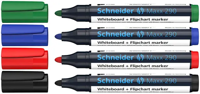 Whiteboardtusj 4-pakk 2-3 mm 