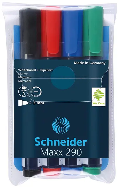 Whiteboardtusj 4-pakk 2-3 mm 