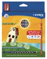 Lyra Groove Slim fargeblyanter mix Ø8 mm, 24 stk