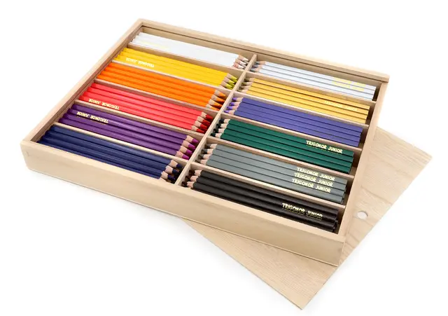 Trigonor Junior fargeblyanter mix 2 Ø10 mm, 144 stk 