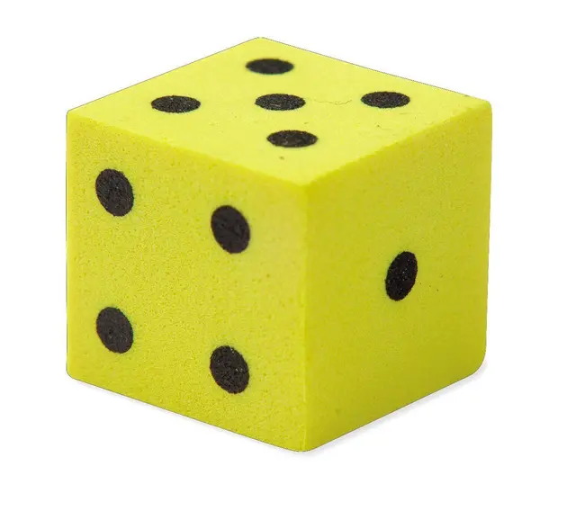 Terninger myke 18 mm, 200 stk 