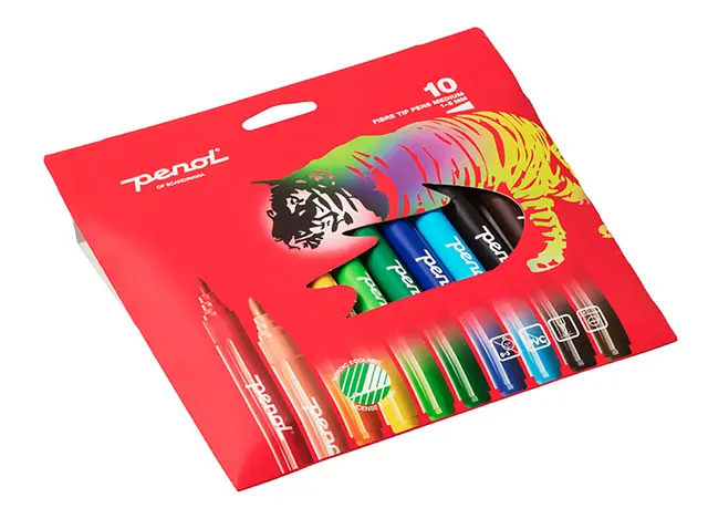 Penol medium tusjer Ø1-5 mm, 10 stk 