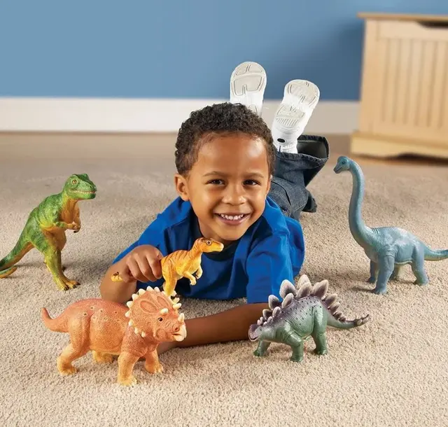 Dinosaurer jumbo 5 stk 