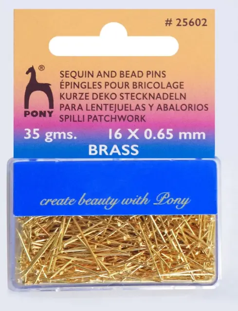 Miniknappenåler i messing 35 g 