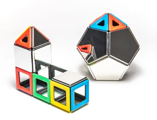 Polydron magnetisk speil byggesett 48 deler 