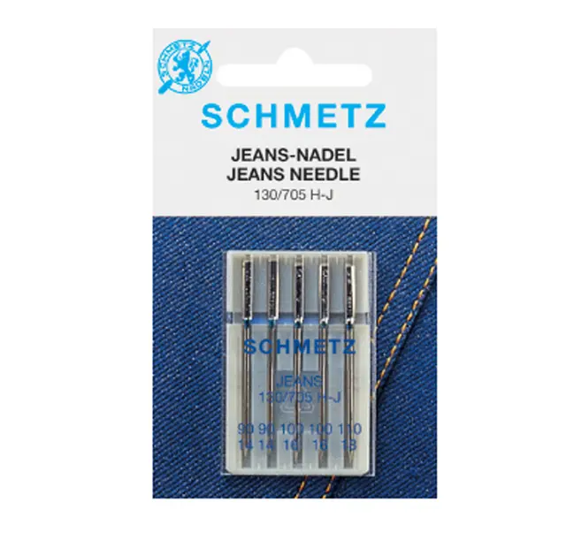 Schmetz maskinnål for jeans 5 stk 