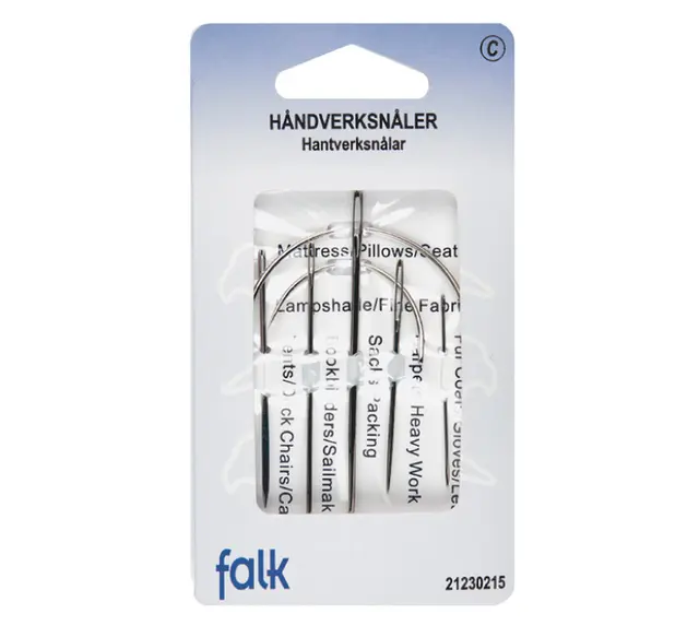 Håndverksnåler 5 stk 