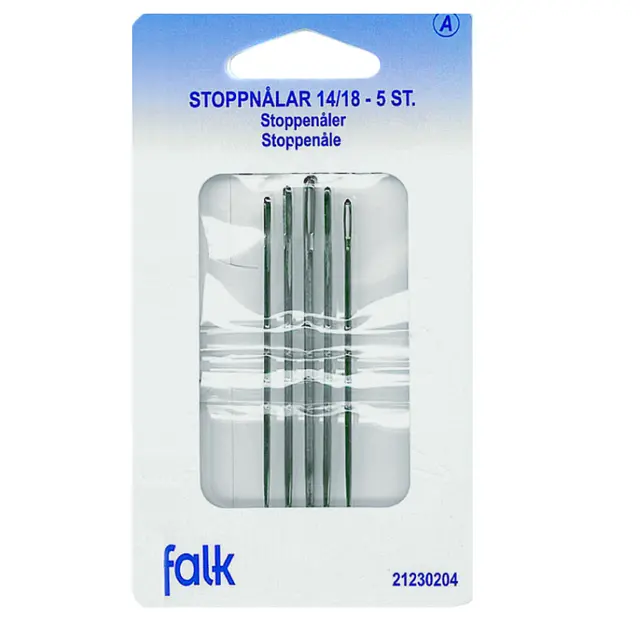 Stoppenåler Strl 14/18, 5 stk 