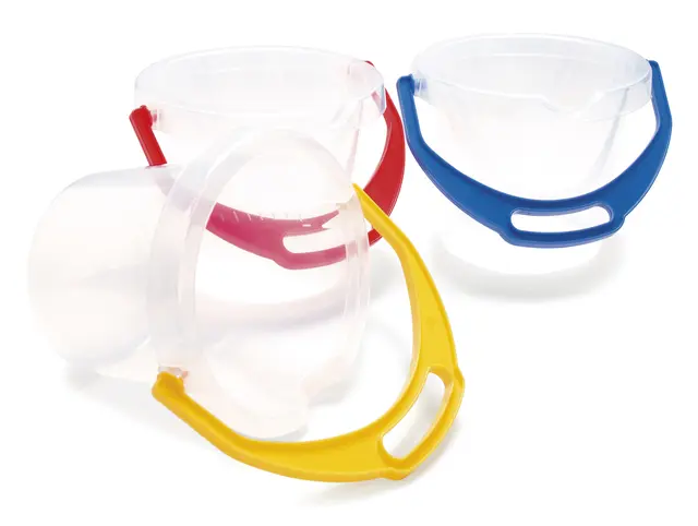 Bøtte transparent H14 cm 