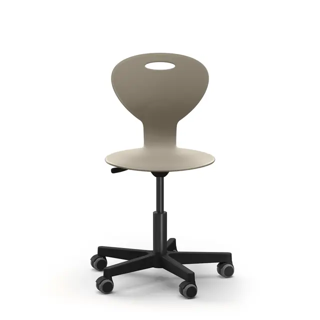 SEET elevstol M med hjul beige SH31-42 cm 