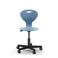 SEET elevstol M med hjul blå SH31-42 cm